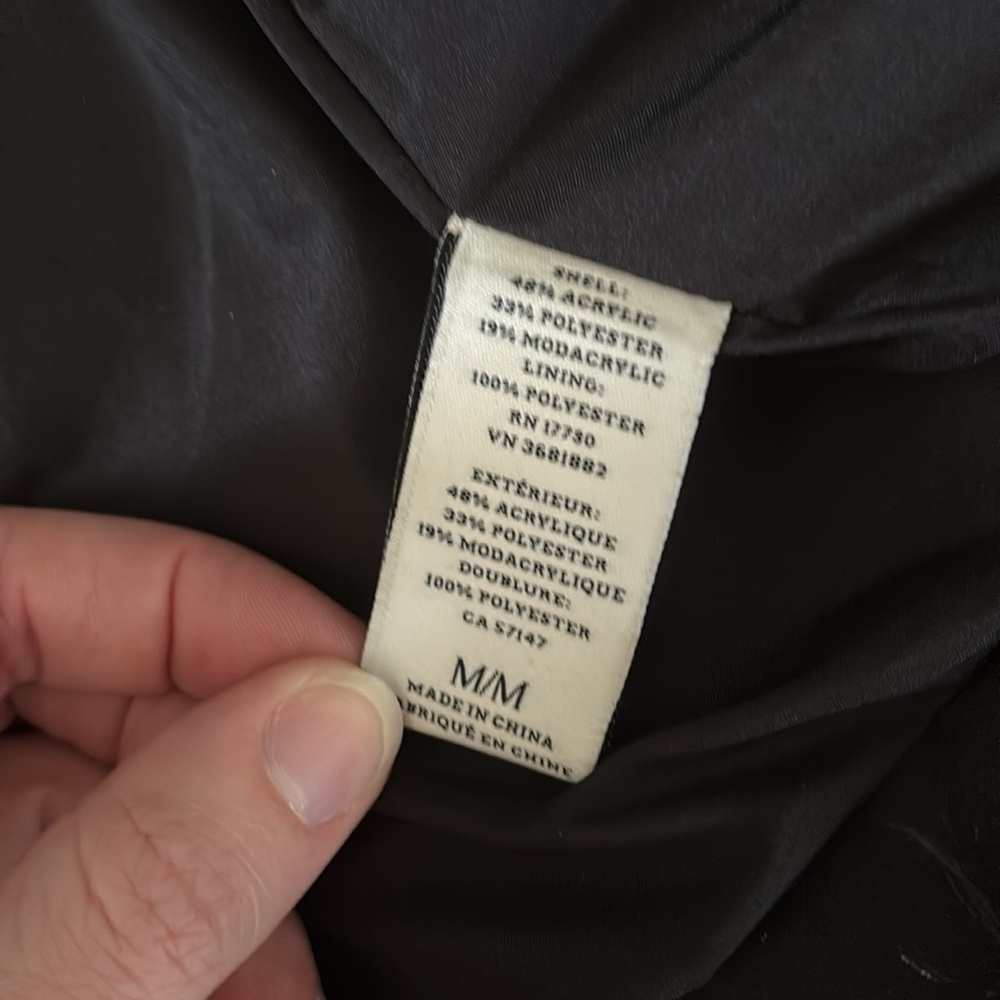 Black Faux Fur Jacket - Picture 3 of 3